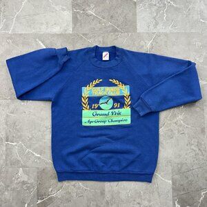 90s Vintage Gulf Winds Track Club Sweatshirt Mens Large Running Sweater Crewneck